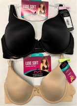 Maidenform Underwire Bra Demi Convertible Straps Super Soft Fabric T-Shirt 09402 - £31.49 GBP