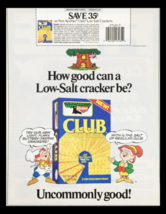 1987 Keebler Club Low Salt Crackers Circular Coupon Advertisement - £15.24 GBP