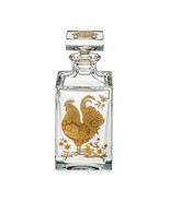 VISTA ALEGRE - Golden Rooster - Whisky Decanter - Handmade Crystal - £315.30 GBP