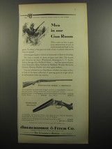 1951 Abercrombie & Fitch Ad - Winchester Model 21 Shotgun and Francotte Shotgun - $18.49