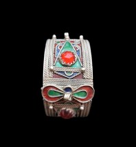 Ancient Tribal bracelet with Glass and enamel from the Tiznit region, Be... - $90.00