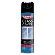WEIMAN 10 19 oz. Aerosol Spray Can Foaming Glass Cleaner New - £15.63 GBP