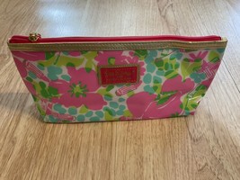 Lilly Pulitzer for Estee Lauder Travel Case Makeup Bag Women’s Pink Green - £16.55 GBP