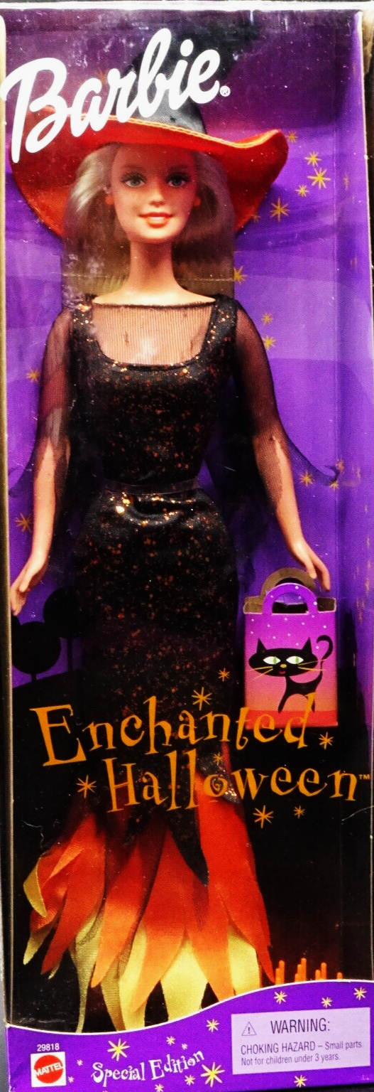 2000 Mattel "Barbie Enchanted" Halloween Holiday Special Edition Dol - £19.66 GBP