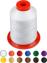 FIVEIZERO Extra Strong Upholstery Thread,White 1000 Meters Bonded Nylon ... - $22.37