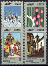 ZAYIX Brazil 1210-1213 MNH NG As Issued Festivals Religion  062723S151 - £4.06 GBP