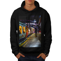 Wellcoda Old Train Station Mens Hoodie, Travel Casual Hooded Sweatshirt - £25.70 GBP+