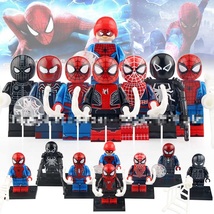 Spider-Man Far From Home PS4 Version Agent Venom Aunt May 8pcs Minifigures Toy - £13.75 GBP