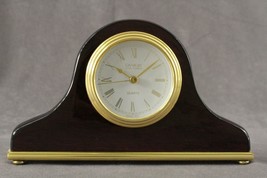 Modern DANBURY Clock Company Mini Mantle Quartz Wood Case German Movement - £18.81 GBP