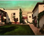 Inner Court De Guerra Studios Santa Barbara CA UNP Albertype Postcard J3 - $4.90