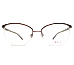 Elle Eyeglasses Frames EL13502 COLOR-WI Wine Red Burgundy Cat Eye 53-17-140 - £44.61 GBP