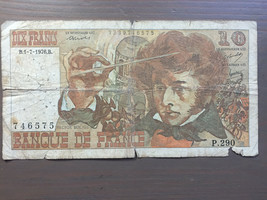 France 10 Francs Banknote 1976 Old Collectible Foreign Paper Money - $7.71