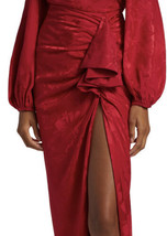 Sylvia Tcherassi Crimson Red maxi Skirt Sz M - £236.61 GBP