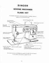 Singer 457 Sewing Machines Servicing Instructions - £10.23 GBP