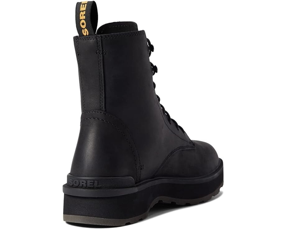 Sorel Hi-Line Zum Schnüren Damen Kampfstiefel Schwarz Jet Größe 9 Oder 10 Neu Item image 4