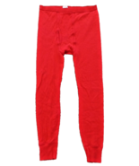 VTG Medalist Allen A Pants Mens Large Red Legging Thermal Long Johns 50%... - $19.52 CAD