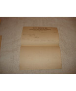 Antique 1892 Ries Mohr Hardware and Farm Implements Letterhead Metemora ... - $468.81 MXN