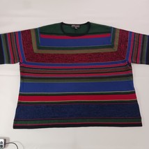 Kasper & Company ASL Women's 3X Multicolor Wool Blend Short Sleeve Shirt Top image 10