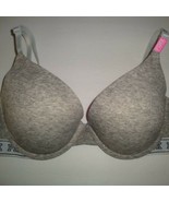 New Victoria&#39;s Secret &quot;Pink&quot; Everywhere Push Up Bra Heather Gray Size 32DD - $753.70 MXN