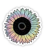Pastel Tie Dye Sunflower Print Vinyl Sticker - €3,41 EUR