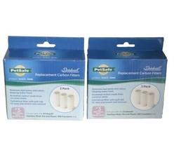 PetSafe PAC00-13712 Drinkwell 360 Fountain Charcoal Filters 3-Pack, Lot of 2 - £3.95 GBP