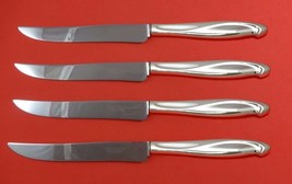 Silver Sculpture by Reed and Barton Sterling Steak Knife Set Texas Sized Custom - £228.17 GBP