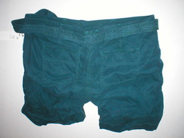 NWT New Womens Ecru $120 Shorts Tencel Teal Green 10 Casual Belt Work Ca... - £89.67 GBP