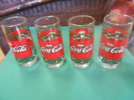 Collectible Set of 4 Enjoy COCA COLA  Drinking Glasses.... - £12.91 GBP