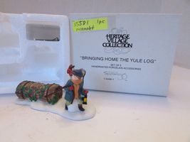 Dept 56 55581 Bringing Home the Yule Log Incomplete 1 Pc Village LN  L138 - $3.75