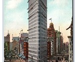 Flat Iron Building New York City NY NYC UDB Postcard w Micah O15 - £3.07 GBP