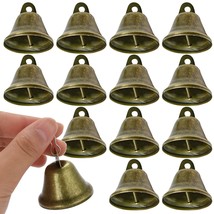 36 Pcs Craft Bells, Jingle Bells Brass Bells For Crafts With Spring Hooks Hangin - £11.79 GBP