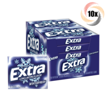 Full Box 10x Packs Wrigley&#39;s Extra Winterfresh Flavor Gum | 15 Sticks Per Pack - £19.51 GBP