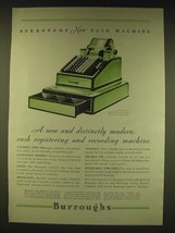 1931 Burroughs Cash Machine Ad - A new and distinctly modern cash regist... - £13.88 GBP