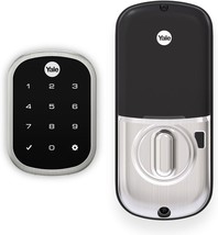 Key-Free Touchscreen Deadbolt, Satin Nickel, Yale Assure Lock Sl With Z-Wave. - £149.42 GBP