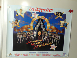 MGM/UA Presents: &quot;Get Happy Feet!&quot; Musicals Home Video Poster 1985 - £13.30 GBP