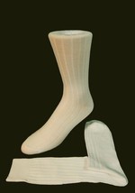 Ivory Ribbed Kids Formal Socks - $4.95