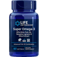 Super Omega-3 EPA/DHA Fish Oil, Sesame Lignans &amp; Olive Extract 60 sofgels - $17.82