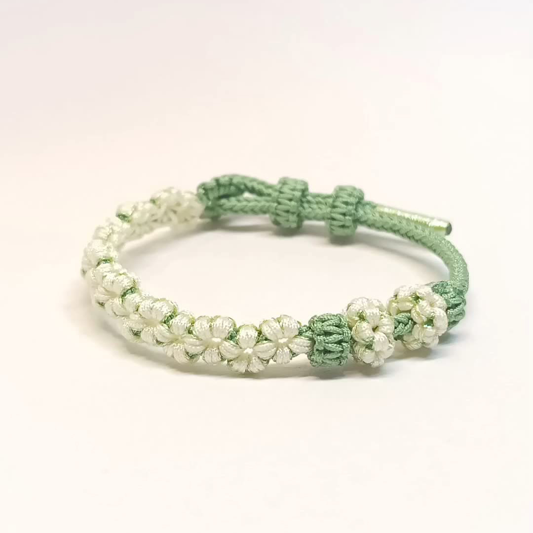 Rose Macrame Bracelet Tutorial, Easy Steps for Lovely Jewelry, Perfect G... - $3.99