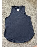 BODY COTTON ON Women&#39;s Active Curve Hem Muscle Tank Top Navy Size Medium - €11,08 EUR
