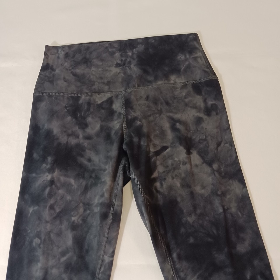 Lululemon Leggings RN106259 Z4 Women 6 Dyed Black & Gray Athleisure Yoga 26×28.5 Item image 6