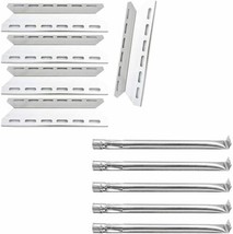 Grill Heat Plates Burners 10-Pack Replacement Parts Set for Nexgrill Cha... - £48.98 GBP