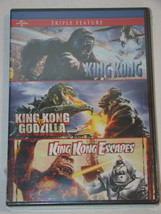 Triple Feature - King Kong - King Kong Vs Godzilla - King Kong Escapes (New) - £14.23 GBP