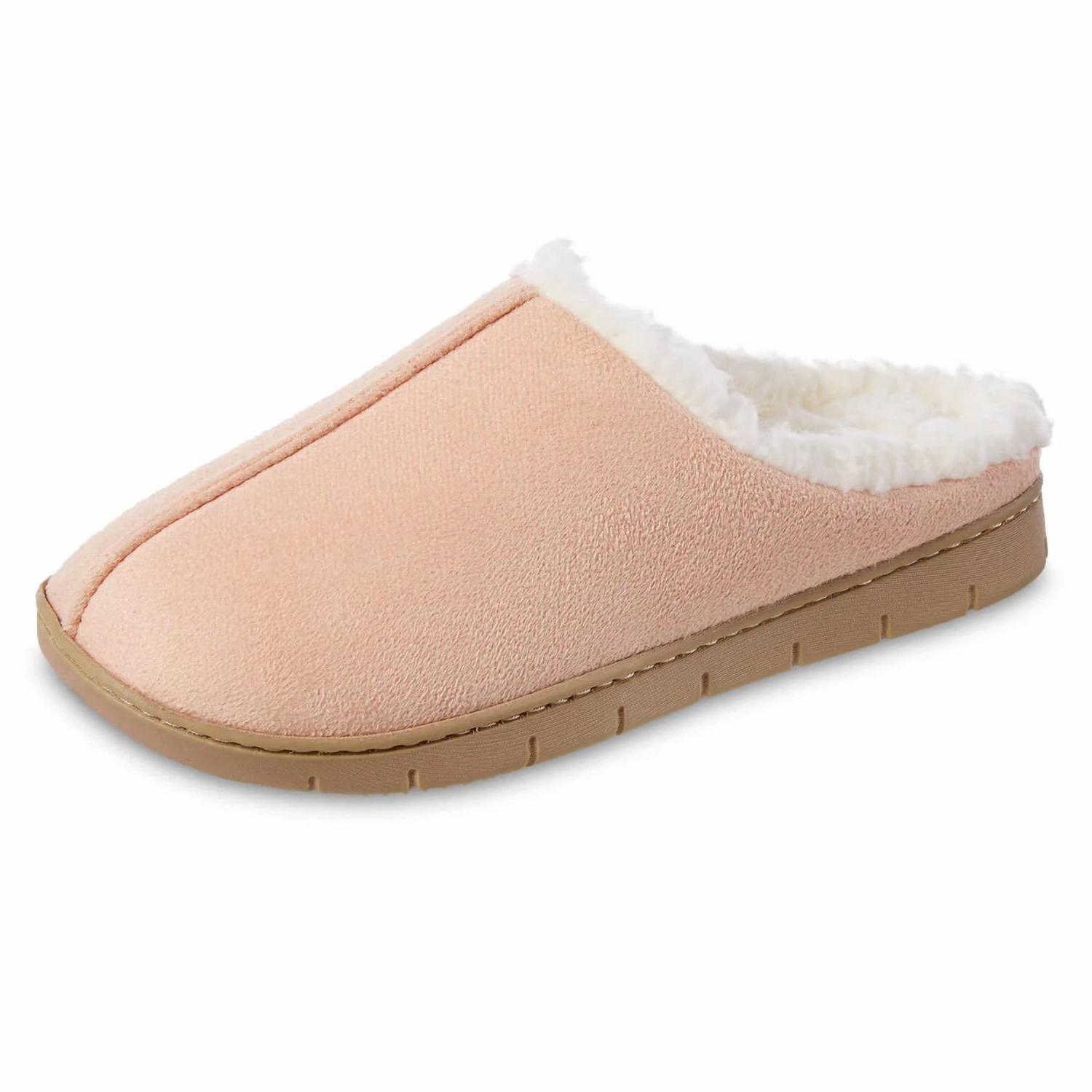 Isotoner Women&#39;s Sherpasoft Rory Clog Slippers Evening Sand - $35.00