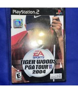 Tiger Woods PGA Tour 2004 (PS2) Original Case + Manual + Tested Disc - $10.16