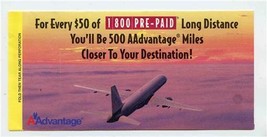 American Airlines EXPIRED Pre Paid Global Long Distance Phone Card 1997 - $17.82