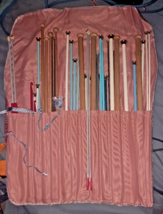 VTG LOT Knitting needles Crochet hooks  Wood Alum. Plastic - £58.69 GBP