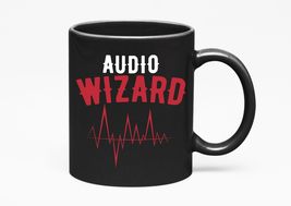Make Your Mark Design Audio Wizard. Sound Engineering, Black 11oz Ceramic Mug - £17.36 GBP+
