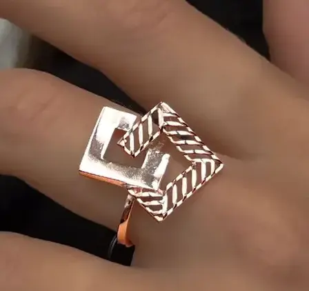 Ring Silver gold plated 925 assay value - $125.00