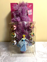 Disney Princess Christmas Holiday Tree Set Collectible 2005 Gemmy Ornaments Top - £55.39 GBP