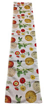 Gallic Rooster Floral By Suzanne Nicoll Table Runner 13x72 inches - $22.76